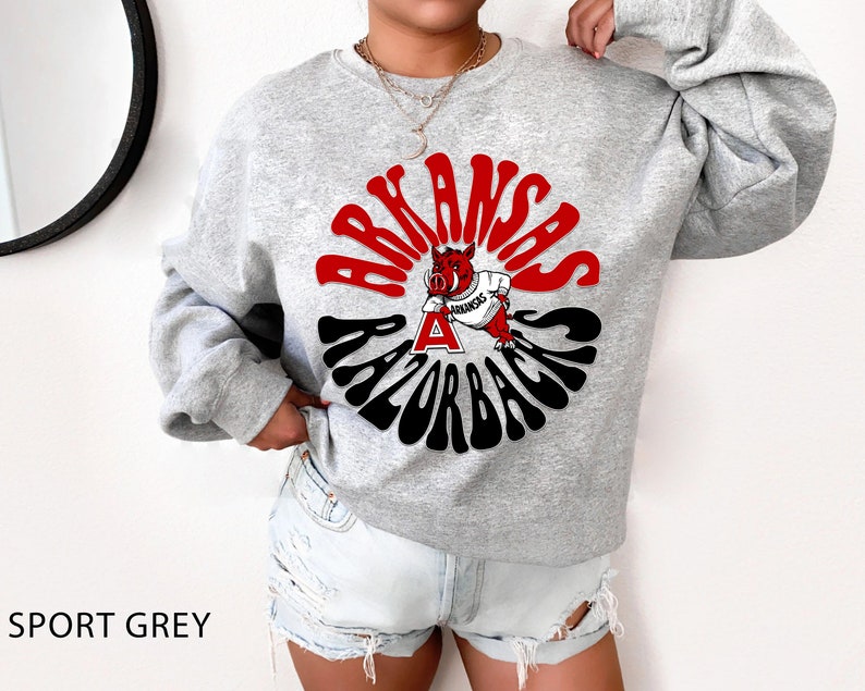 Arkansas Razorbacks Sweatshirt, Arkansas History Sweatshirt, Vintage Razorback Crewneck, Arkansas Football Sweater, Go Hogs Shirt, Hoodie