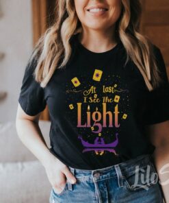 At Last I See The Light, Tangled Shirt, Rapunzel, Disney Tangled Dream Shirt, Matching Family Vacation Shirt, Disney Princess Shirt Gift Adult Kid Toddler Tee