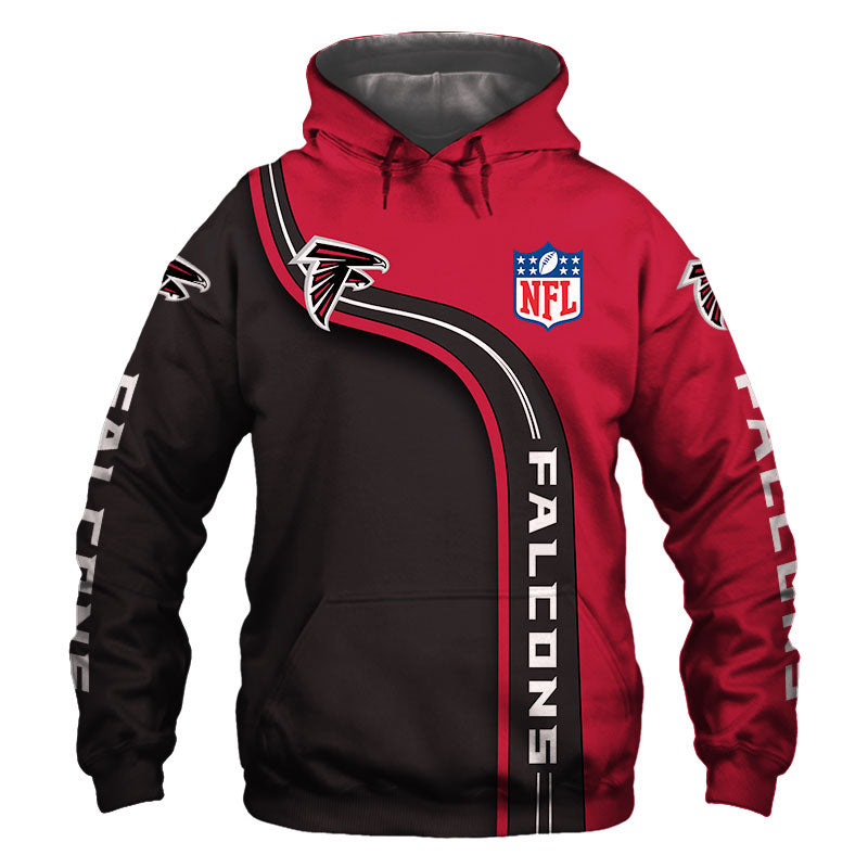 Atlanta Falcons Men's Hoodie 3D Highway Letter Gifts for Fans