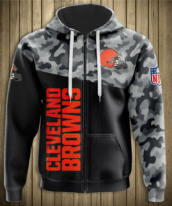 Atlanta Falcons Zip Up Hoodie With Hooded Long Sleeves Gifts for Fans