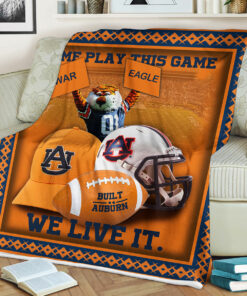 Auburn Tigers Sherpa Fleece Blanket Gifts for Auburn Tigers Fans