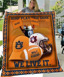 Auburn Tigers Sherpa Fleece Blanket Gifts for Auburn Tigers Fans