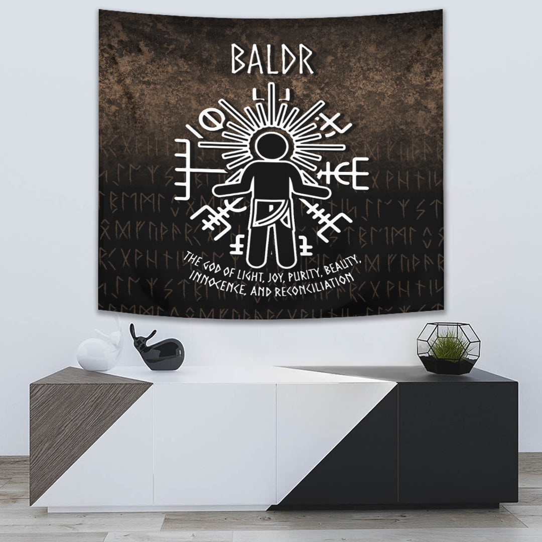 Baldr God Tapestry for Wall Décor