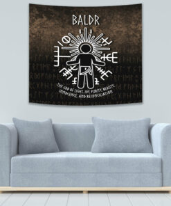 Baldr God Tapestry for Wall Décor