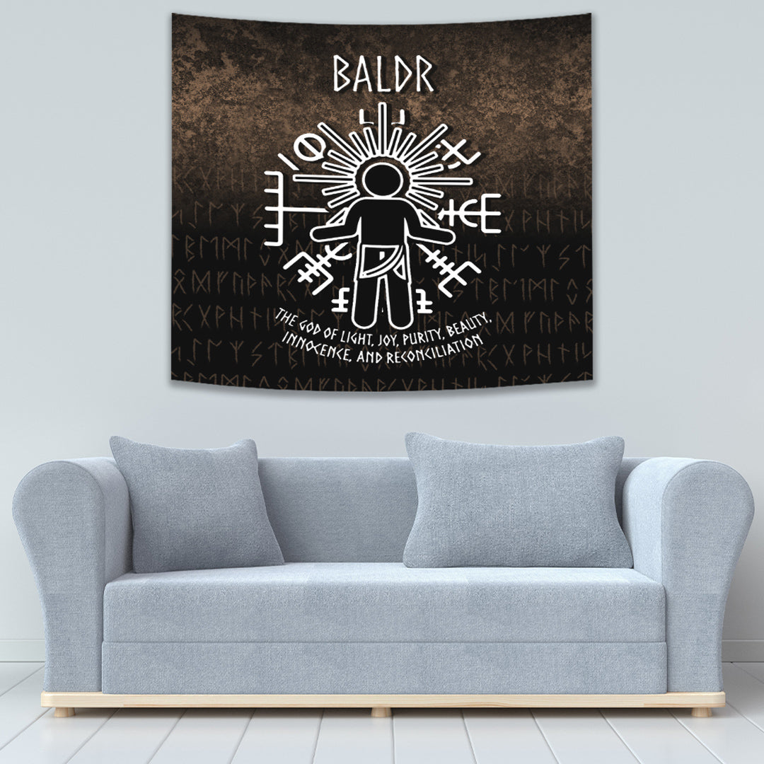 Baldr God Tapestry for Wall Décor