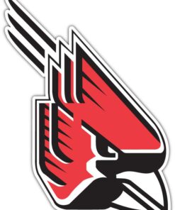 Ball State Cardinals NCAA Logo Vinyl Decals Sticker For Car Truck Door And Window Laptop