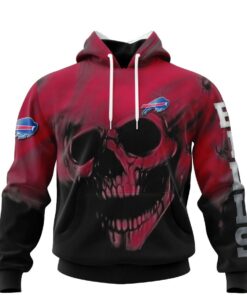 Baltimore Ravens Skull Hoodies Custom Name & Number Gifts for Fans