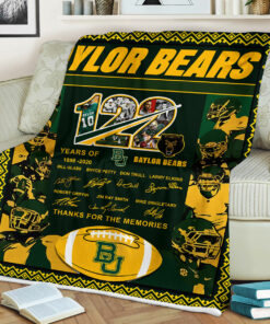 Baylor Bears Sherpa Fleece Blanket Gifts for NCAA Fans
