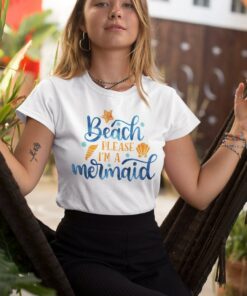 Beach Please Im A Mermaid Shirt, Mermaid Shirt, Little Mermaid Shirt, Disney Family Shirts, Disney Shirts, Matching Disney Tees, Beach Shirt Gift Adult Kid Toddler Tee