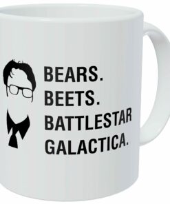 Bears Beets Battlestar Galactica Jim, Dwight Schrute The Office 11 Ounces Funny Coffee Mug