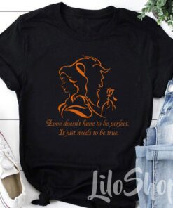 Beauty and the Beast Couple Shirt, Matching Disney Shirt, Couples Matching Valentine's Christmas shirt, valentines gift, Tale As Old As Time Gift Adult Kid Toddler Tee