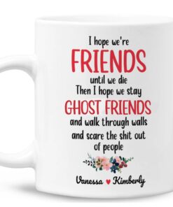 Bff Gifts For Women Pesonalized Best Friend Mug 11Oz 12Oz Bestie Coffee Mug Cup Birthday Long Distance Friendship Christmas Custom Gift For Bestfriend Besties Soul Sister