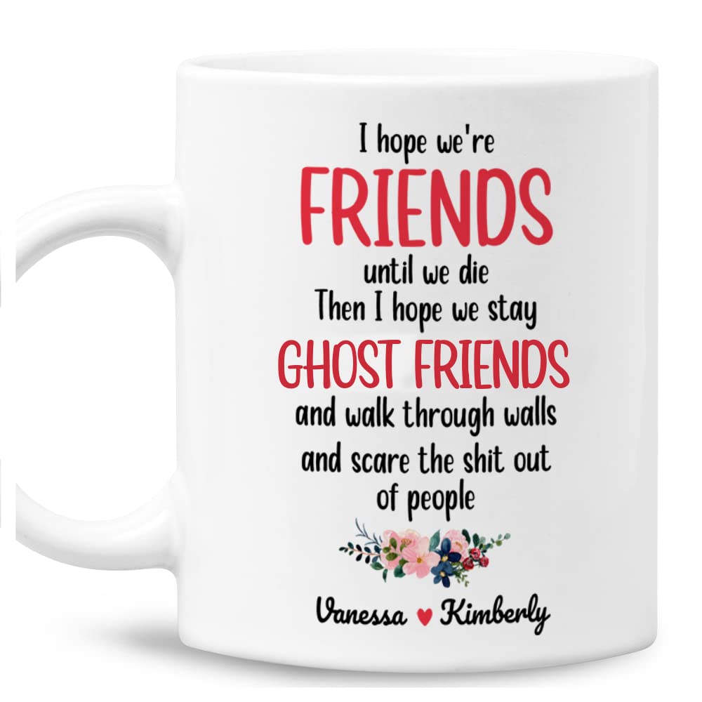 Bff Gifts For Women Pesonalized Best Friend Mug 11Oz 12Oz Bestie Coffee Mug Cup Birthday Long Distance Friendship Christmas Custom Gift For Bestfriend Besties Soul Sister