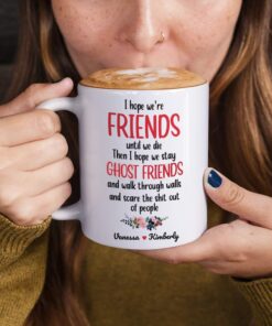 Bff Gifts For Women Pesonalized Best Friend Mug 11Oz 12Oz Bestie Coffee Mug Cup Birthday Long Distance Friendship Christmas Custom Gift For Bestfriend Besties Soul Sister