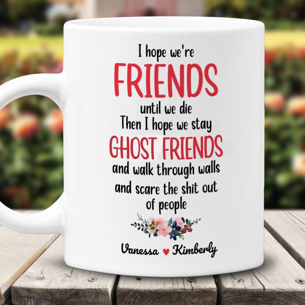Bff Gifts For Women Pesonalized Best Friend Mug 11Oz 12Oz Bestie Coffee Mug Cup Birthday Long Distance Friendship Christmas Custom Gift For Bestfriend Besties Soul Sister