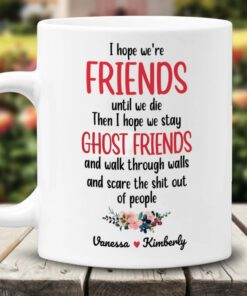 Bff Gifts For Women Pesonalized Best Friend Mug 11Oz 12Oz Bestie Coffee Mug Cup Birthday Long Distance Friendship Christmas Custom Gift For Bestfriend Besties Soul Sister