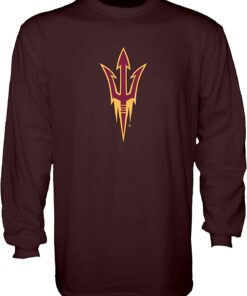 Black Icon Arizona State Long Sleeve T Shirt, ASU Hoodie, Sweatshirt, Shirt Full Size Gifts for NCAA Fans