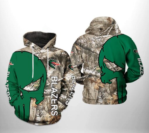 Blazers Ncaa Camo Veteran Hunting 3D All Over Print Hoodie, Zip-Up Hoodie