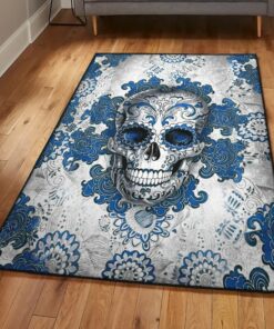 Bone Area Rugs, Skull Rug, Skull Area Rug, Skull Rug for Living Room Bedroom Home Skull A74