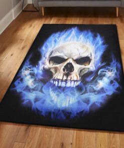 Bone Modern Rugs, Skull Rug, Skull Area Rug, Skull Rug for Living Room Bedroom Home Skull A78