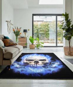 Bone Modern Rugs, Skull Rug, Skull Area Rug, Skull Rug for Living Room Bedroom Home Skull A78