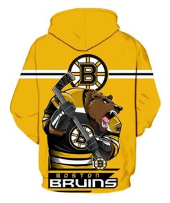 Boston Bruins Hoodies Mascot 3D Printed Gifts for Fans