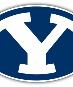 Brigham Young Cougars NCAA Vinyl Logo Vinyl Decals Sticker For Car Truck Door And Window Laptop Gifts For Fans
