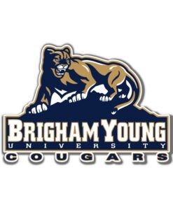 Brigham Young University Full Color Vinyl Decal For Car Door Windows Gifts For Football Fans
