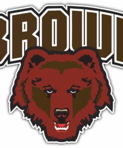 Brown Bears NCAA Logo Vinyl Decals Sticker For Car Truck Door And Window Laptop Gifts For Fans