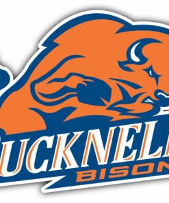 Bucknell Bison Helmet NCAA Logo Vinyl Decals Sticker For Car Truck Door And Window Laptop Gifts For Fans