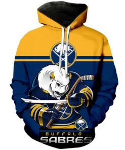 Buffalo Sabres Hoodie Mascot 3D Printed Gifts for Fans
