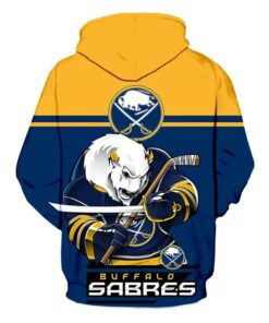 Buffalo Sabres Hoodie Mascot 3D Printed Gifts for Fans