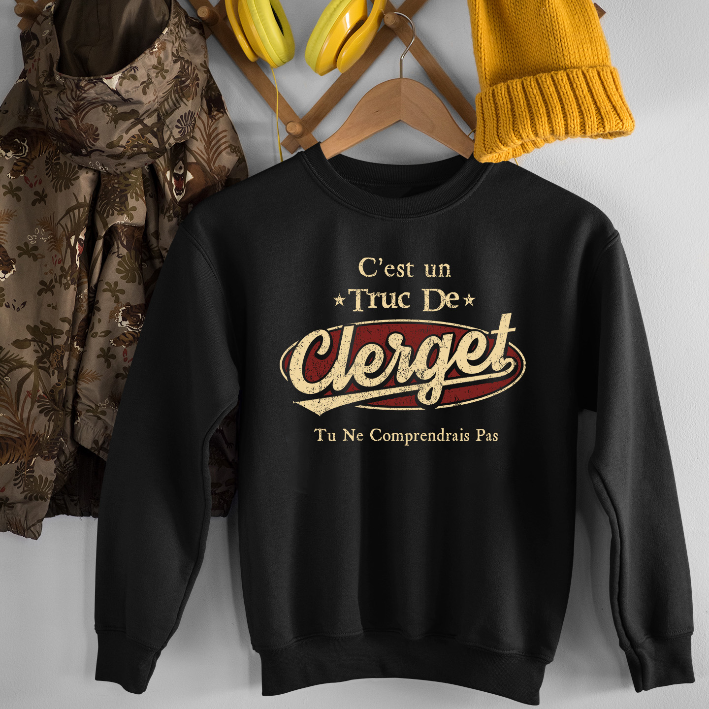 C'Est Un Truc De Clerget Tu Ne Comprendrais Pas T-Shirt Avec Nom Personnalisé
