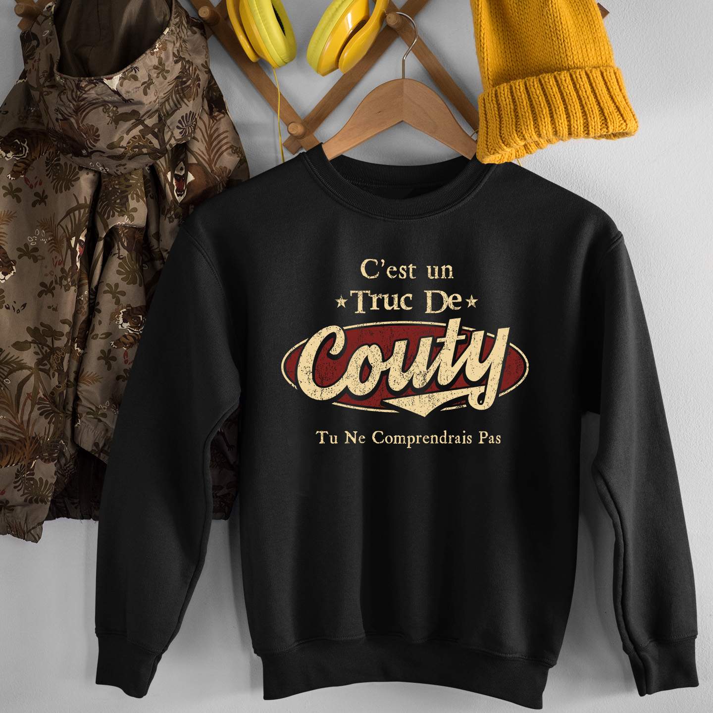 C'Est Un Truc De Couty Tu Ne Comprendrais Pas T-Shirt Avec Nom Personnalisé