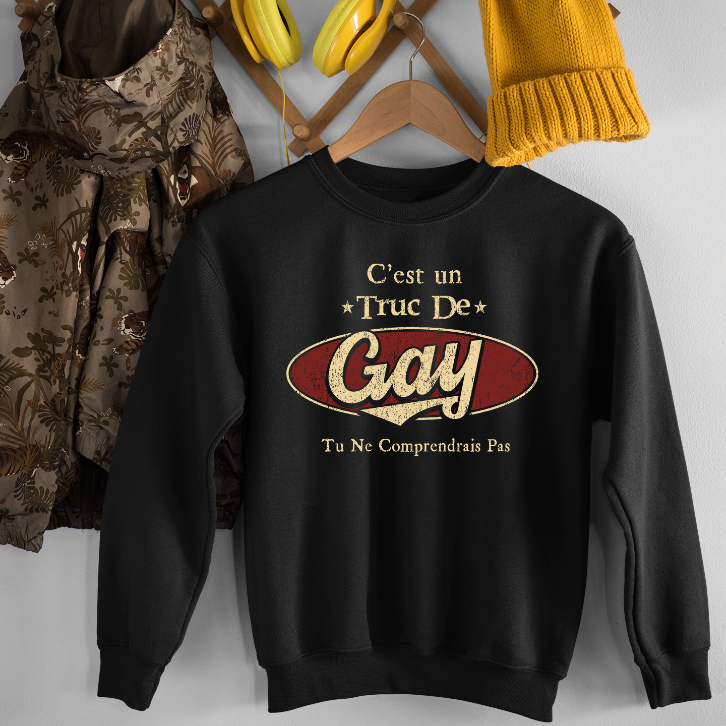 C'Est Un Truc De Gay Tu Ne Comprendrais Pas T-Shirt Avec Nom Personnalisé