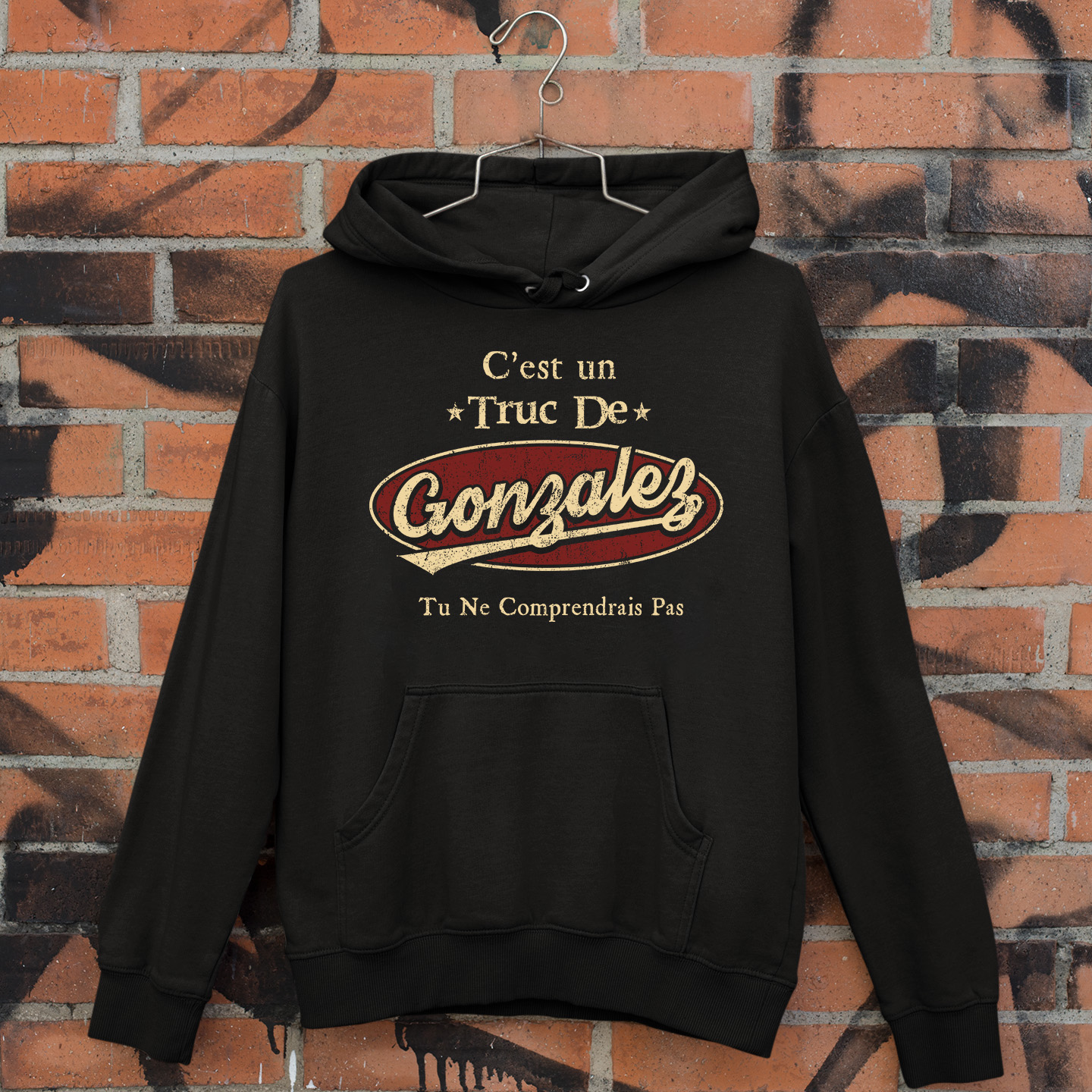 C'Est Un Truc De Gonzalez Tu Ne Comprendrais Pas T-Shirt Avec Nom Personnalisé