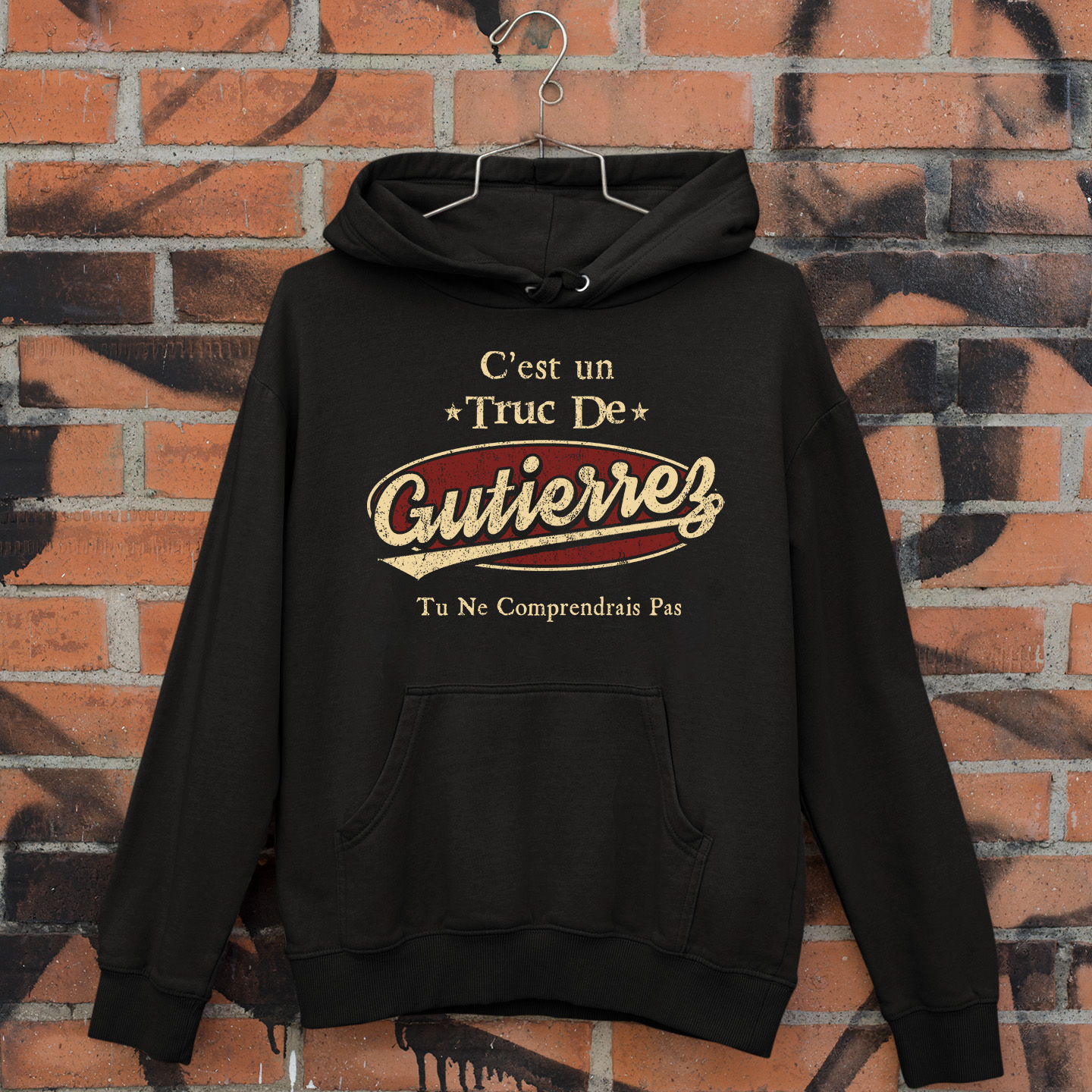 C’Est Un Truc De Gutierrez Tu Ne Comprendrais Pas T-Shirt Avec Nom Personnalisé