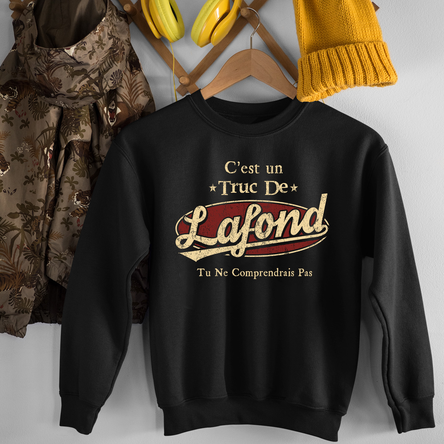 C'Est Un Truc De Lafond Tu Ne Comprendrais Pas T-Shirt Avec Nom Personnalisé