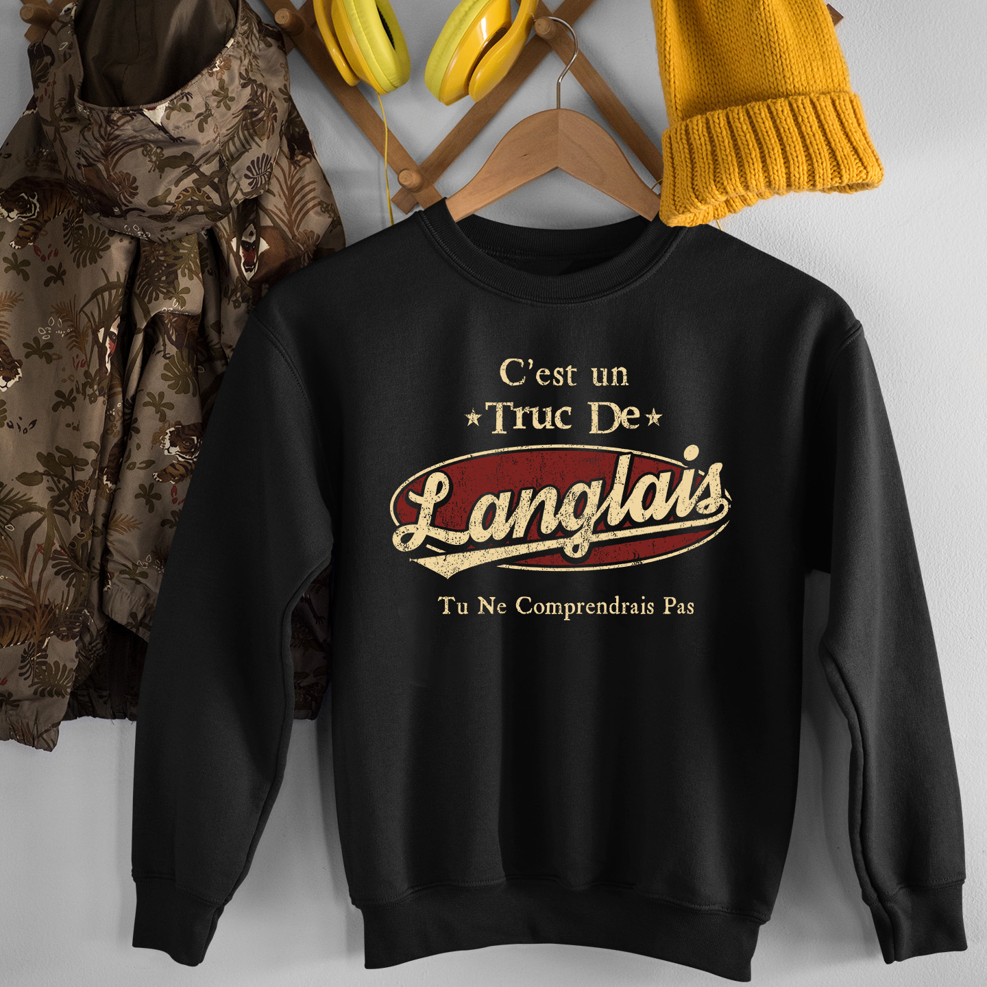 C'Est Un Truc De Langlais Tu Ne Comprendrais Pas T-Shirt Avec Nom Personnalisé