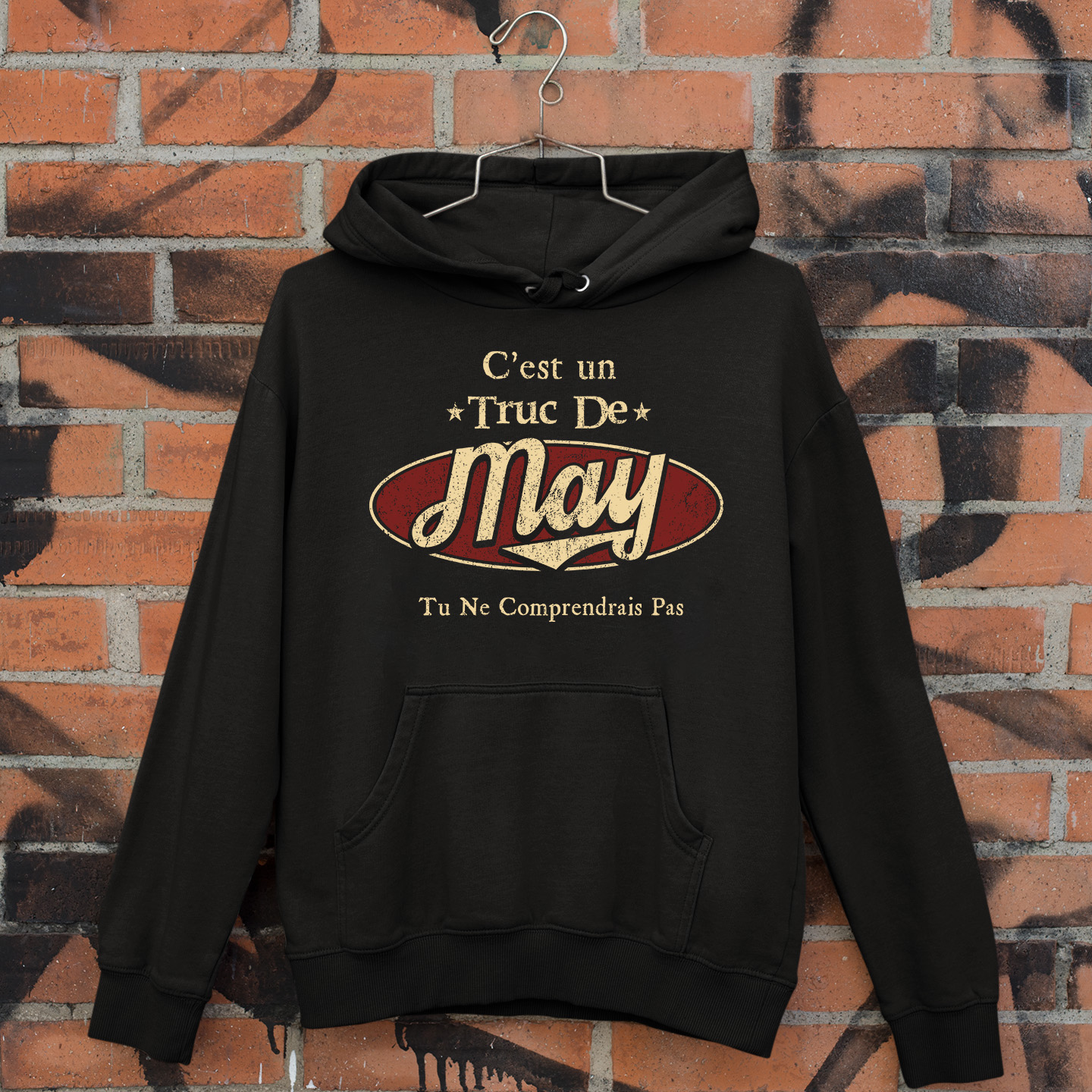 C'Est Un Truc De May Tu Ne Comprendrais Pas T-Shirt Avec Nom Personnalisé