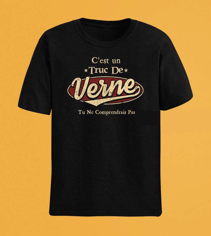 C'Est Un Truc De Verne Tu Ne Comprendrais Pas T-Shirt Avec Nom Personnalisé