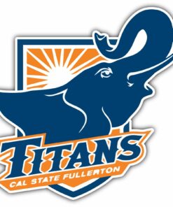 Cal State Fullerton Titans NCAA Vinyl Logo Vinyl Decals Sticker For Car Truck Door And Window Laptop Gifts For Fans