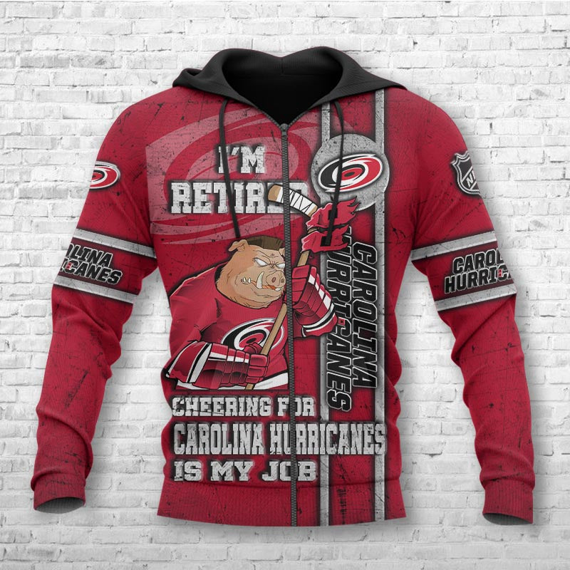 Calgary Flames Hoodies I'm Retired Gifts for Fans
