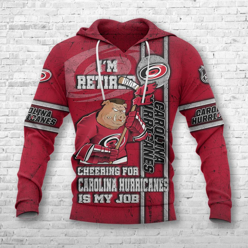 Calgary Flames Hoodies I'm Retired Gifts for Fans
