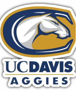California Davis Aggies NCAA Vinyl Logo Vinyl Decals Sticker For Car Truck Door And Window Laptop