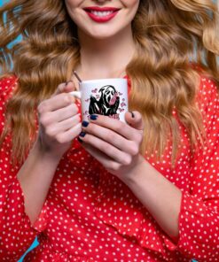 Call Me Scream Ghostface Mug Funny Horror Movie Valentine's Day Mug Gifts, White