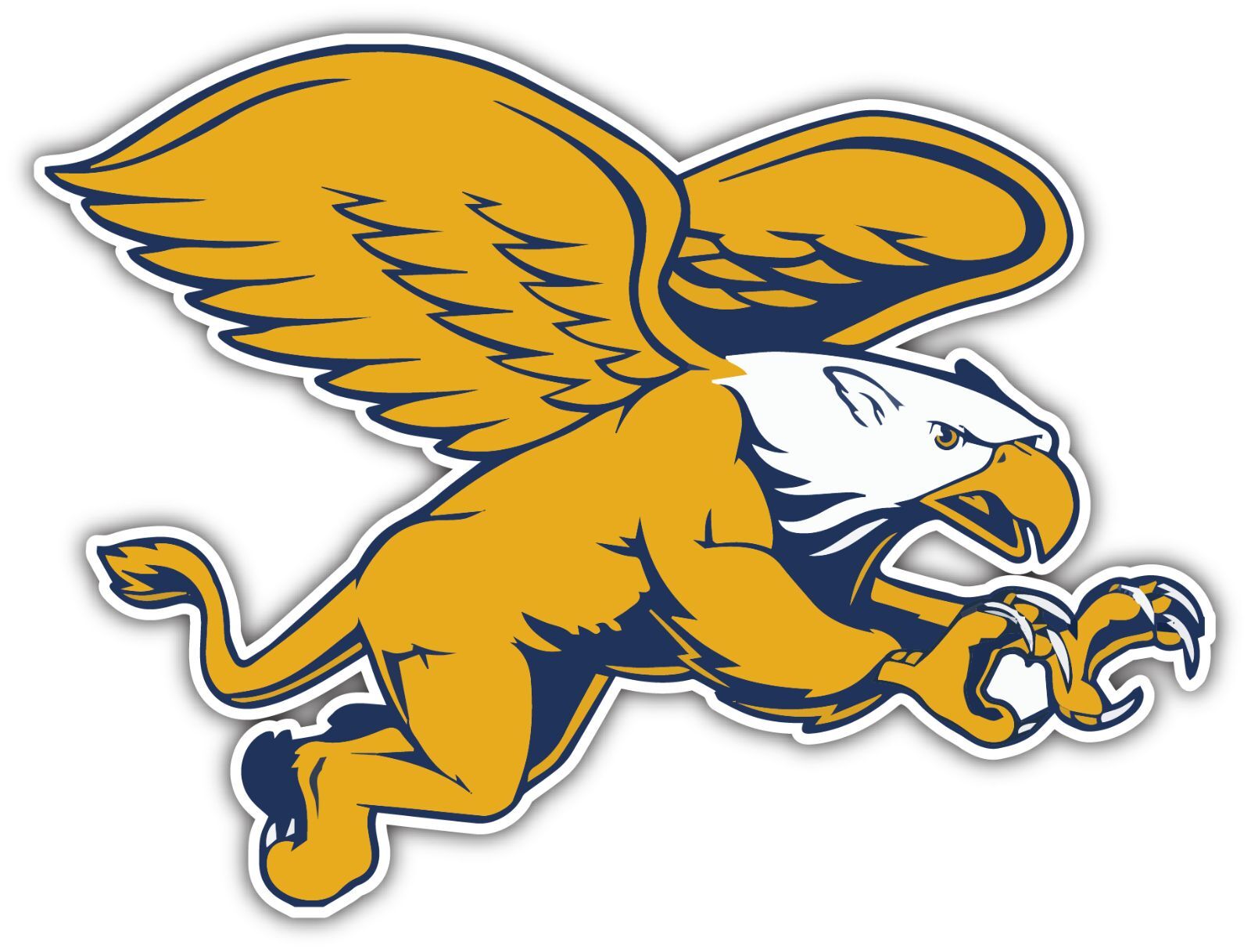Canisius Golden Griffins NCAA Vinyl Logo Vinyl Decals Sticker For Car Truck Door And Window Laptop Gifts For Fans