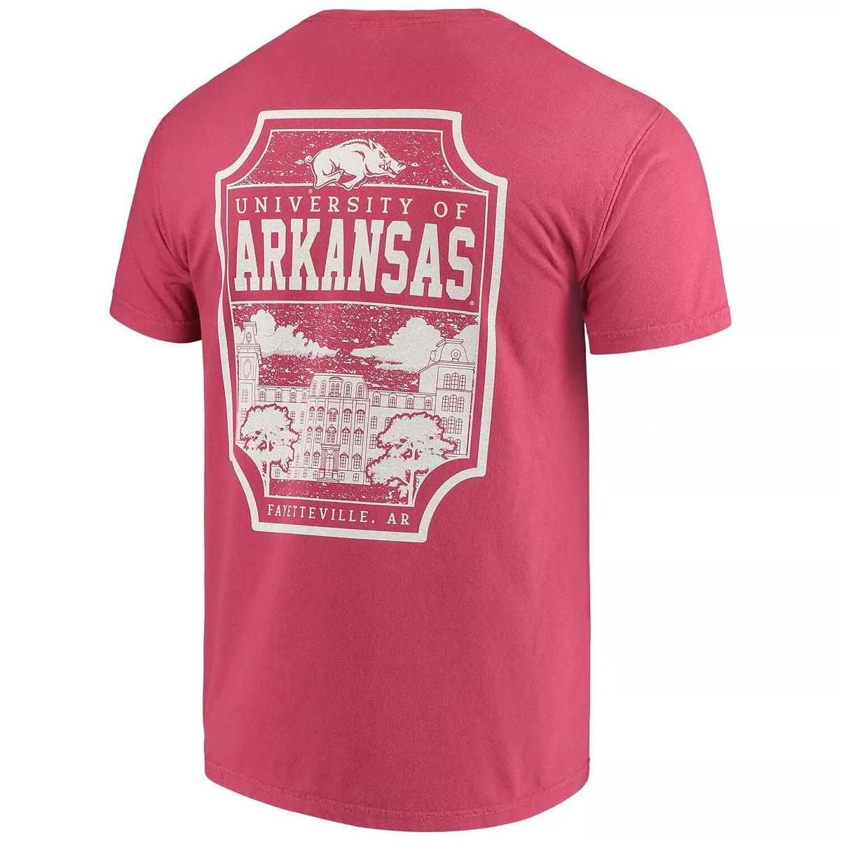 Cardinal Arkansas Razorbacks Comfort Colors Campus Icon T-Shirt, Hogs Shirt Gifts For Razorbacks Fans, Arkansas Razorbacks Hoodie