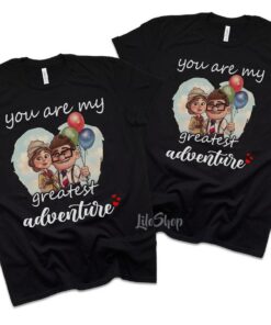 Carl And Ellie Shirts, His Carl Her Ellie Shirts, Up Couple Tees, Honeymoon Shirt, Up Movie, Mr and Mrs Shirts, Disney Couple Shirt Gift Adult Kid Toddler Tee