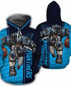 Carolina Panthers Hoodies Mascot 3D Ultra Cool Gifts for Fans